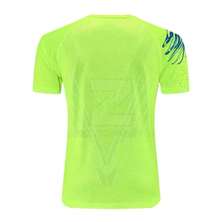 Light Weight Breathable Quick Dry Men's Tennis Uniform with Front Logo Short Sleeve Eco-Friendly Sports Wear for Online Sale — Zefal Industries product photograph 3 of 6