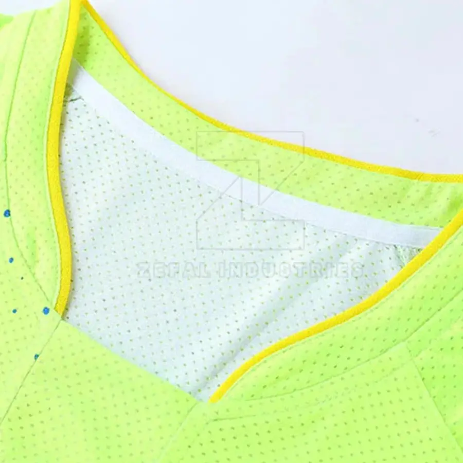 Light Weight Breathable Quick Dry Men's Tennis Uniform with Front Logo Short Sleeve Eco-Friendly Sports Wear for Online Sale — Zefal Industries product photograph 5 of 6