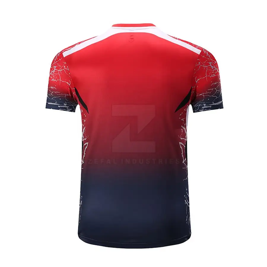 High Quality Customized Breathable Short Sleeve Tennis & Badminton Uniform for Adults-Eco-Friendly Short Sleeve Made in Pakistan — Zefal Industries product photograph 3 of 6