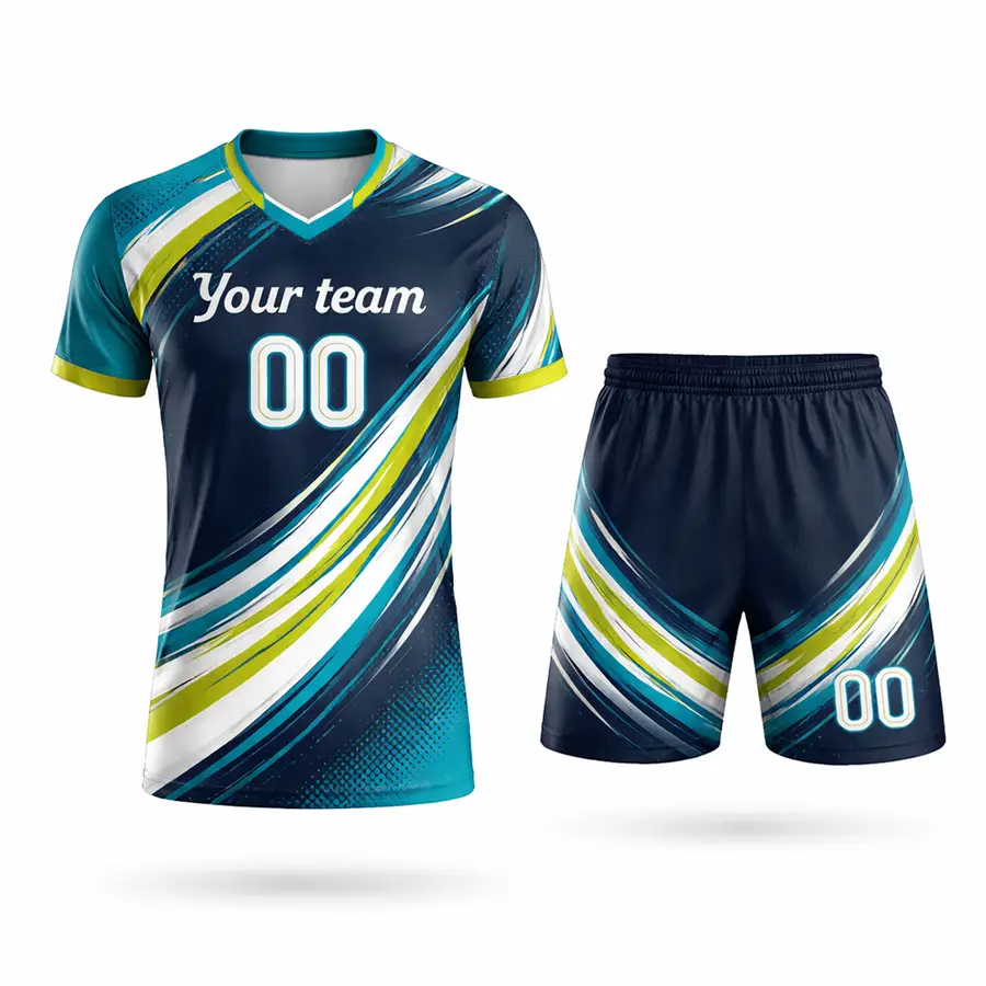 Sports Wear Quick Dry Digital Print Sets Wholesale Price Custom Quality Unisex Logo 100% Polyester 80g Anti-Bacterial Winter — Zefal Industries product photograph 2 of 6