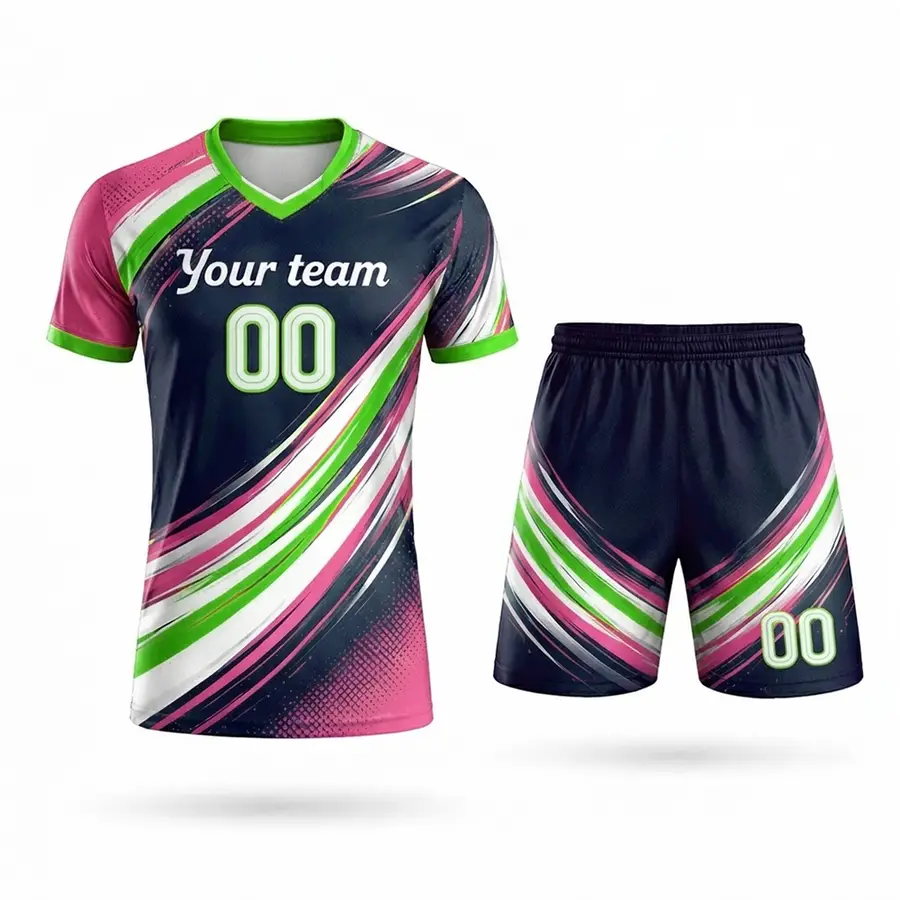 Sports Wear Quick Dry Digital Print Sets Wholesale Price Custom Quality Unisex Logo 100% Polyester 80g Anti-Bacterial Winter — Zefal Industries product photograph 5 of 6