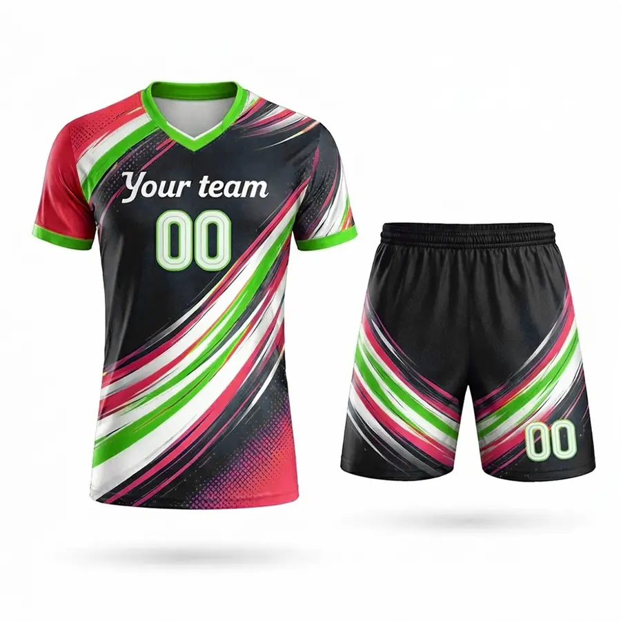 Sports Wear Quick Dry Digital Print Sets Wholesale Price Custom Quality Unisex Logo 100% Polyester 80g Anti-Bacterial Winter — Zefal Industries product photograph 6 of 6