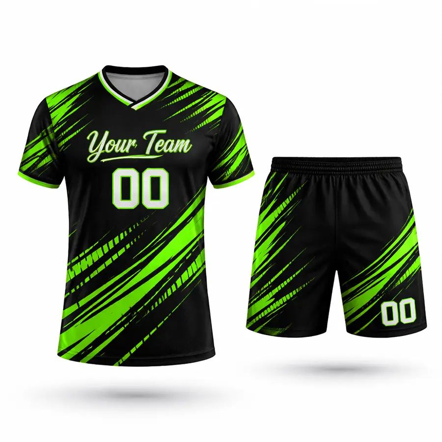 Wholesale Custom Logo Design Your Team Name Buy Digital Print Anti-Bacterial 100% Polyester Streetswear Men Women Short Sets — Zefal Industries product photograph 4 of 6