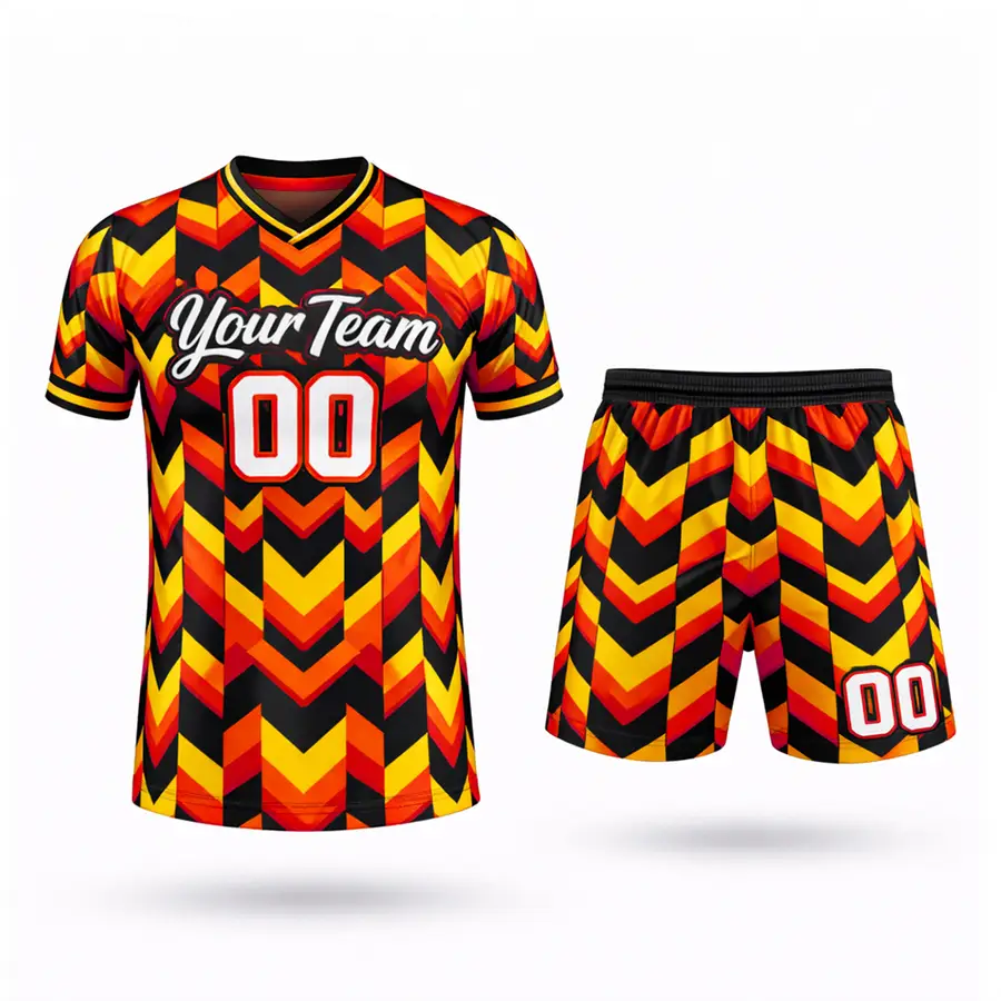 Custom Full Sleeve Digital Print Anti-Bacterial Winter Men's Streetwear Set Made in Pakistan — Zefal Industries product photograph 5 of 6