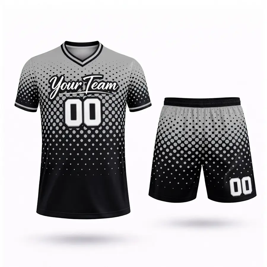 Football Soccer Kit Personalized Short Sleeve Shorts Set for Men Women Your Name Number Team Logo 100% Anti-Bacterial Winter — Zefal Industries product photograph 1 of 6