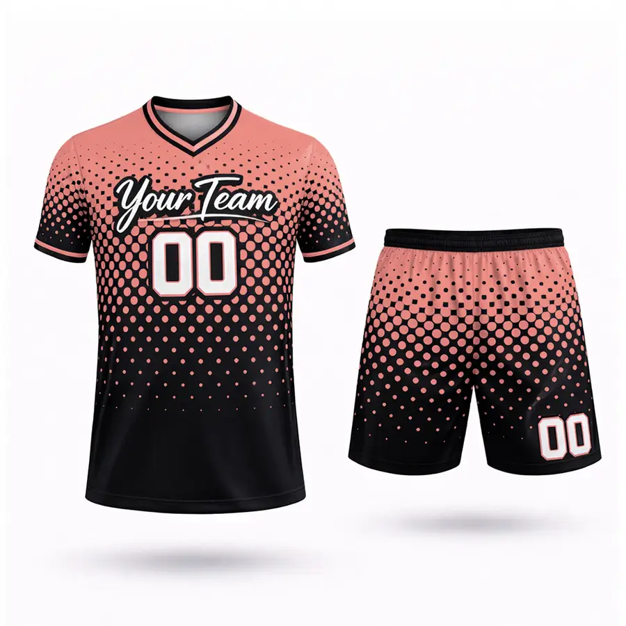 Football Soccer Kit Personalized Short Sleeve Shorts Set for Men Women Your Name Number Team Logo 100% Anti-Bacterial Winter — Zefal Industries product photograph 3 of 6