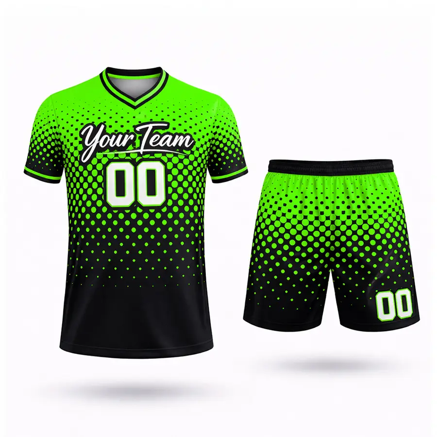 Football Soccer Kit Personalized Short Sleeve Shorts Set for Men Women Your Name Number Team Logo 100% Anti-Bacterial Winter — Zefal Industries product photograph 4 of 6