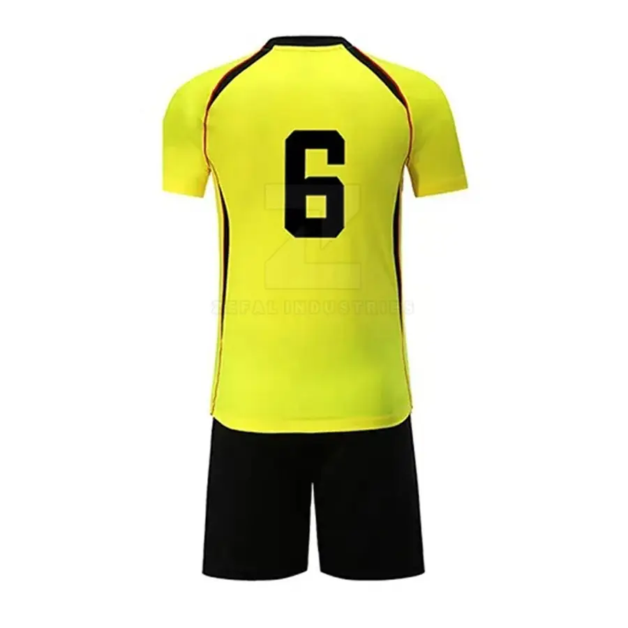 Comfortable Breathable 100% Polyester Volleyball Uniform Sets Professional Wear Hot Sale Available for Men — Zefal Industries product photograph 3 of 6