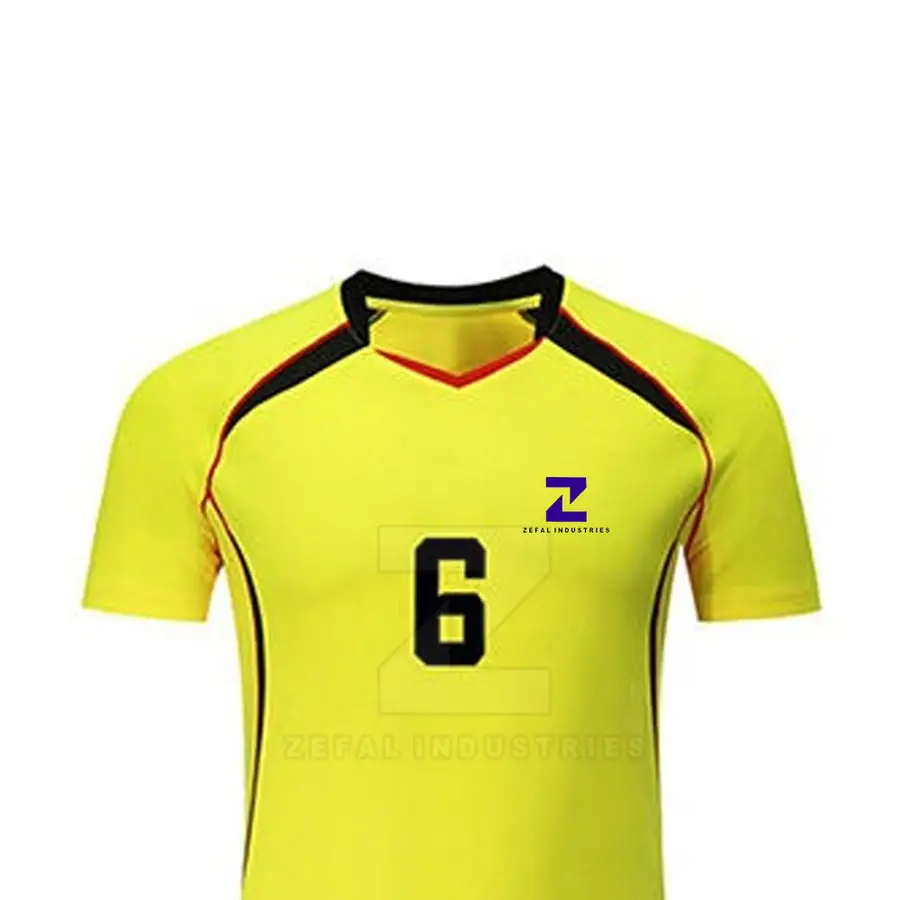 Comfortable Breathable 100% Polyester Volleyball Uniform Sets Professional Wear Hot Sale Available for Men — Zefal Industries product photograph 4 of 6