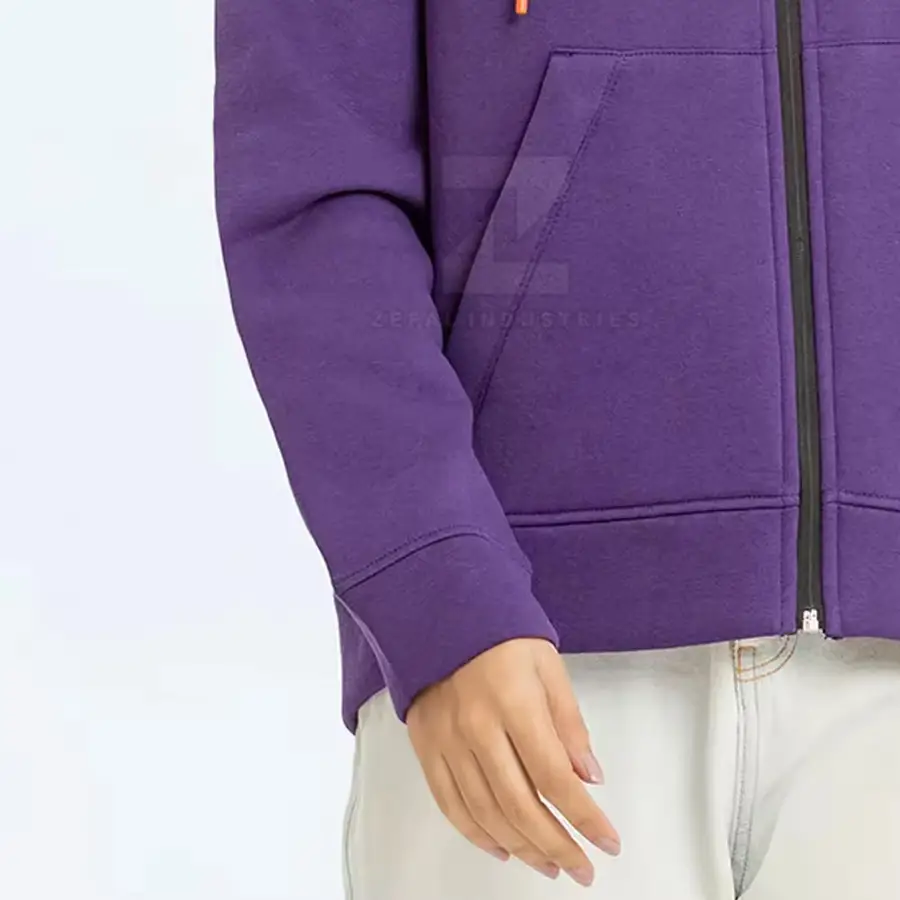 Fashionable Women Winter Hoodies 100% Cotton Front Logo Outdoor Use Comfortable Breathable Low MOQ — Zefal Industries product photograph 6 of 6