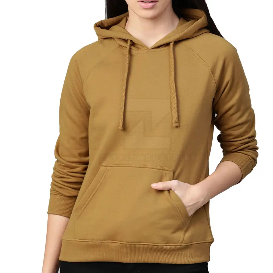 High Quality Winter Casual Women Hooded Hoodies Front Logo Long Sleeves Customized Colors Designs 100% Cotton Breathable New — Zefal Industries product photograph 1 of 6