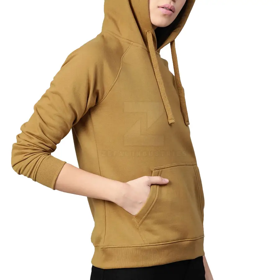 High Quality Winter Casual Women Hooded Hoodies Front Logo Long Sleeves Customized Colors Designs 100% Cotton Breathable New — Zefal Industries product photograph 3 of 6