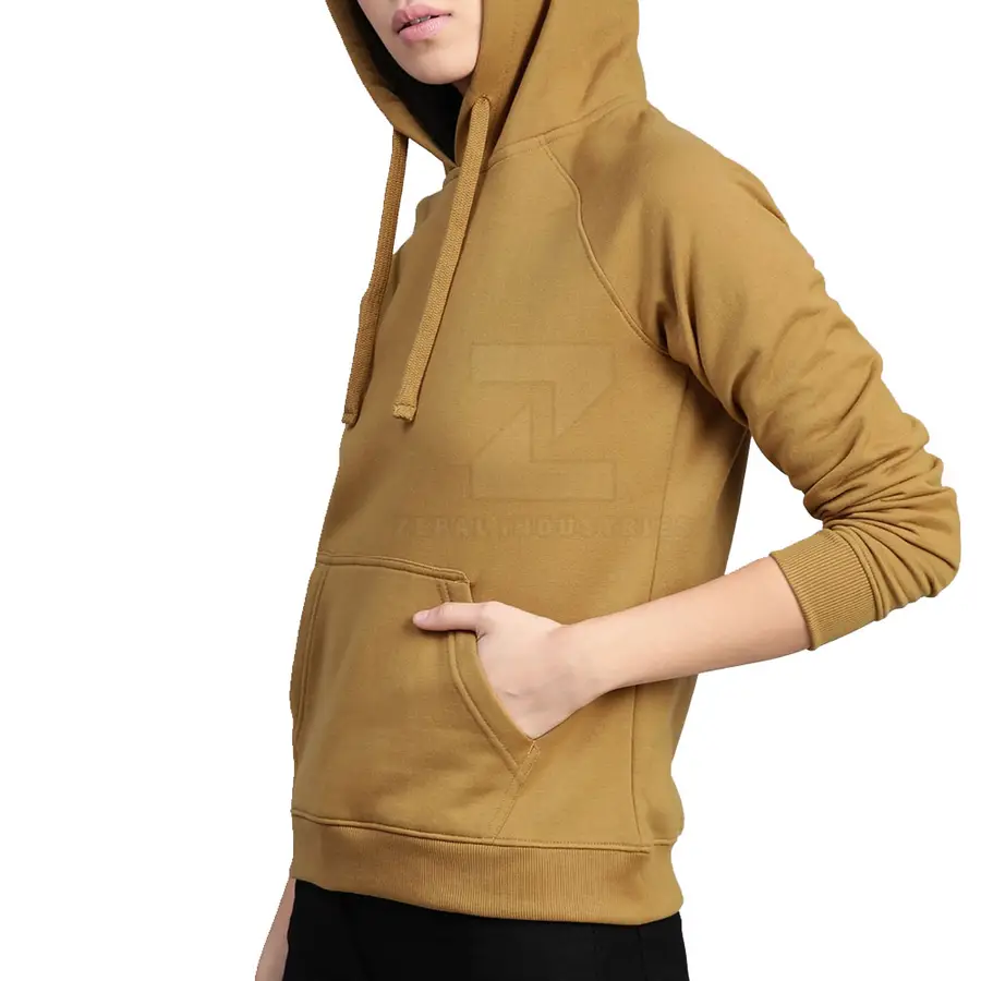 High Quality Winter Casual Women Hooded Hoodies Front Logo Long Sleeves Customized Colors Designs 100% Cotton Breathable New — Zefal Industries product photograph 4 of 6