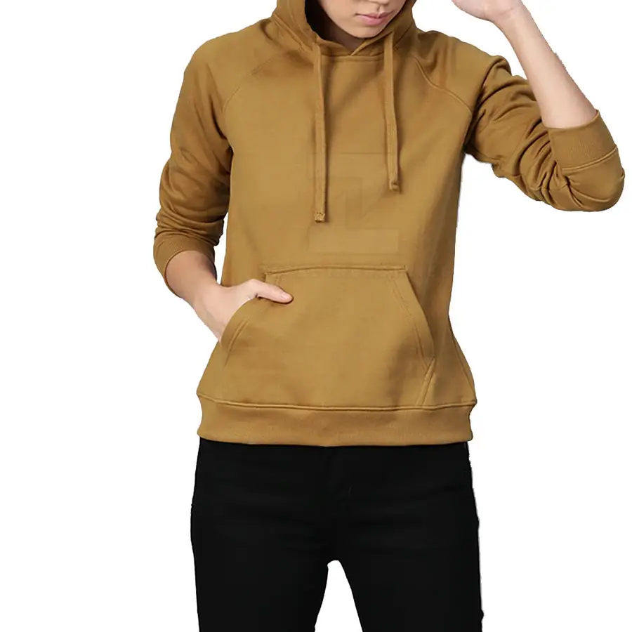 High Quality Winter Casual Women Hooded Hoodies Front Logo Long Sleeves Customized Colors Designs 100% Cotton Breathable New — Zefal Industries product photograph 5 of 6