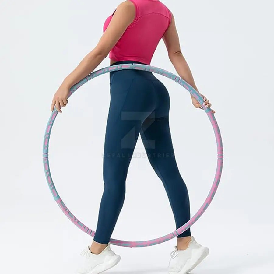 2025 Premium Quality Adults Women Mid Waist Solid Yoga Leggings Breathable Quick Dry Light Weight Best Selling Low Price — Zefal Industries product photograph 6 of 6