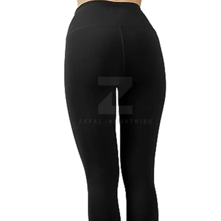 Best Price Women Solid Mid Elastic Waist Yoga Leggings Customized Logo & Printing Customized Colors High Quality Pants — Zefal Industries product photograph 6 of 6