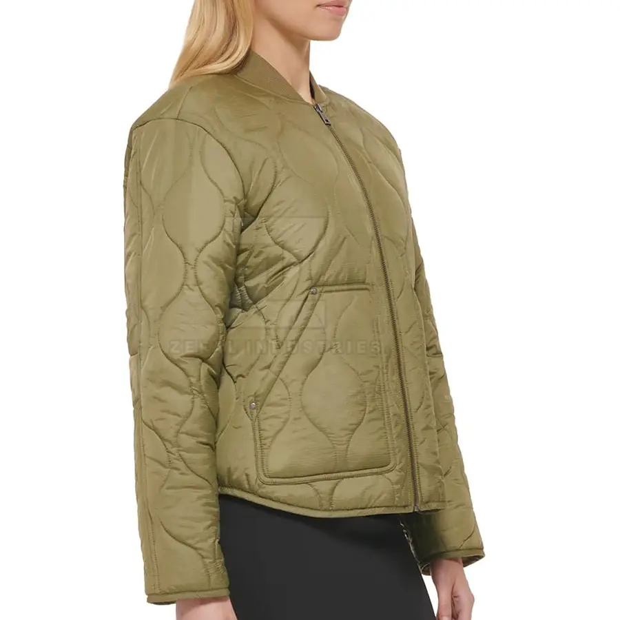 Private Label Women Puffer Jackets Breathable Windproof Eco-Friendly High Quality Customized Colors Logo Factory Direct Sale Low — Zefal Industries product photograph 3 of 6