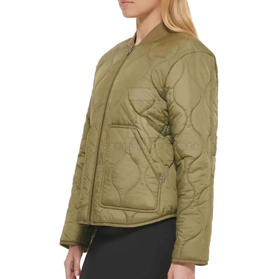 Private Label Women Puffer Jackets Breathable Windproof Eco-Friendly High Quality Customized Colors Logo Factory Direct Sale Low — Zefal Industries product photograph 4 of 6
