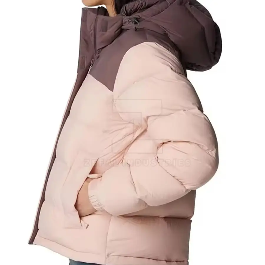 Cheap Price Women Puffer Jackets Solid Zipper Front Windproof Breathable Eco-Friendly Winter High Quality Adults Use — Zefal Industries product photograph 4 of 6