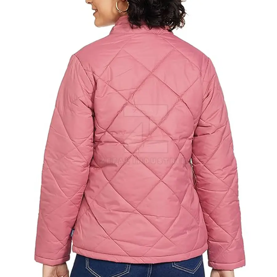 Custom Design Women Puffer Jackets Breathable Eco-Friendly High Quality Winter 2025 New Style Low MOQ — Zefal Industries product photograph 4 of 6