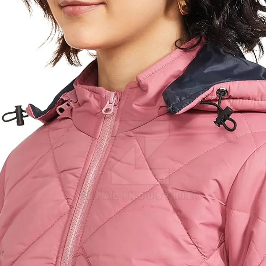 Custom Design Women Puffer Jackets Breathable Eco-Friendly High Quality Winter 2025 New Style Low MOQ — Zefal Industries product photograph 5 of 6