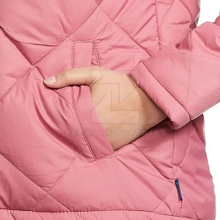 Custom Design Women Puffer Jackets Breathable Eco-Friendly High Quality Winter 2025 New Style Low MOQ — Zefal Industries product photograph 6 of 6