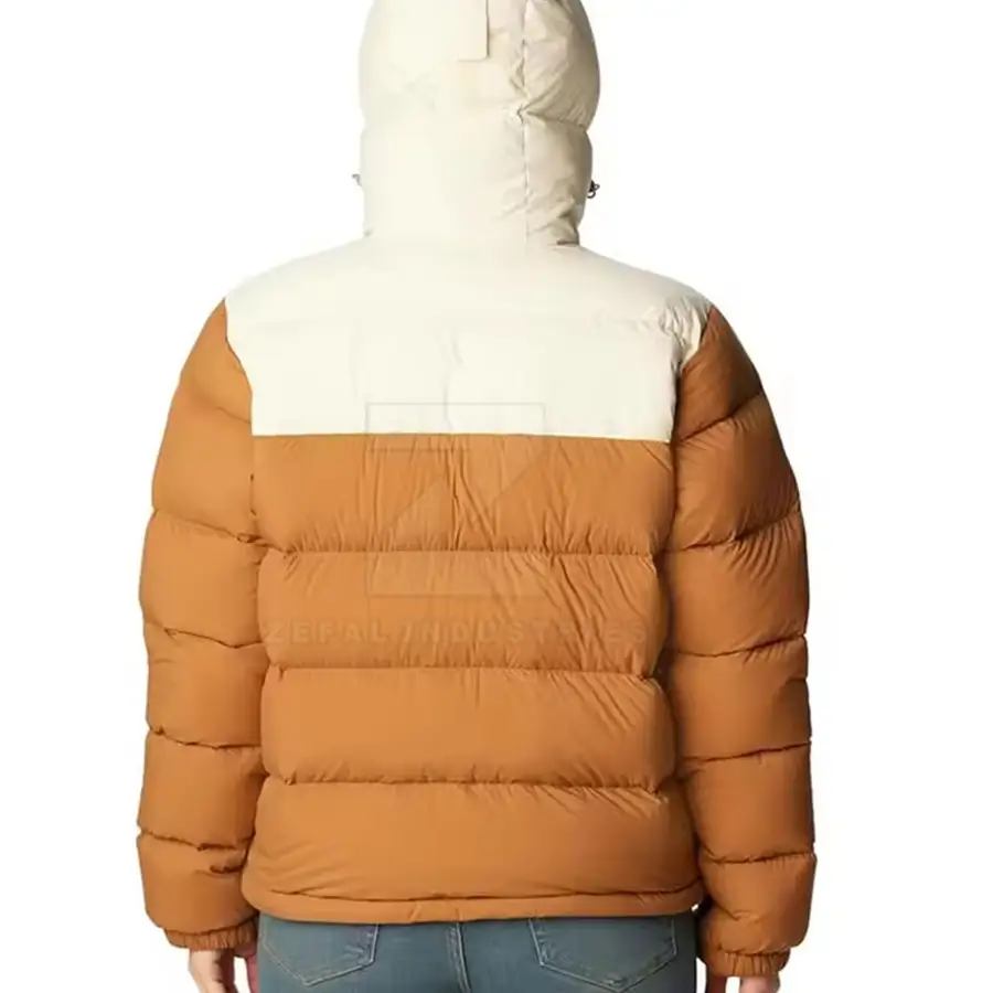 Top Selling Winter Women Puffer Jackets Front Logo Eco-Friendly & Breathable Windproof Nylon/Polyester Customizable — Zefal Industries product photograph 2 of 6