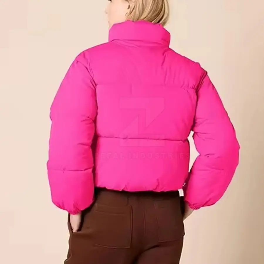 Popular Design Outdoor Winter Breathable Windproof Eco-Friendly Customizable Women Puffer Jacket Regular Length Cotton Lining — Zefal Industries product photograph 3 of 6