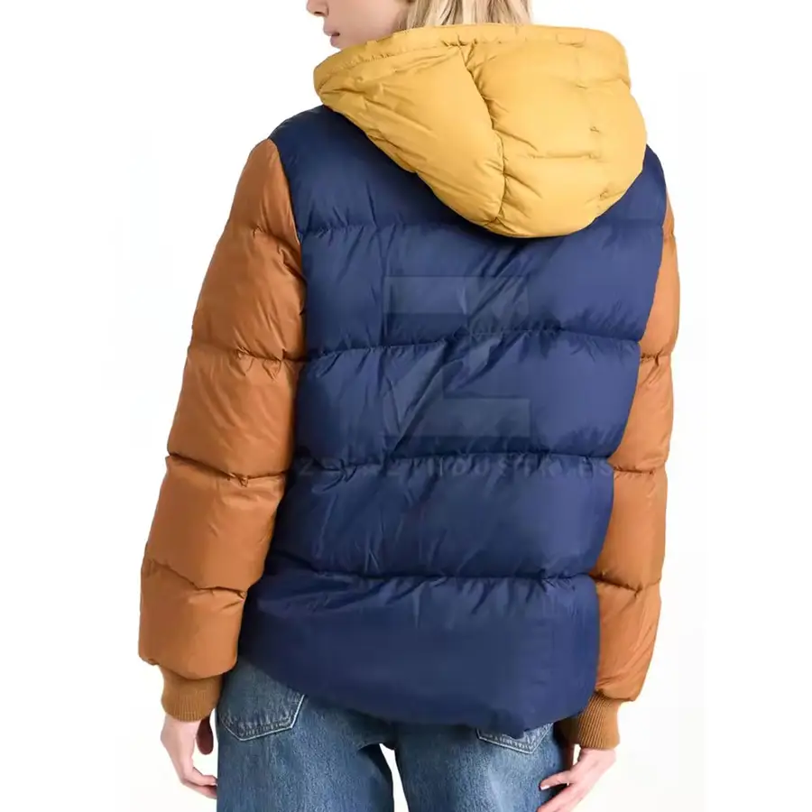 Soft Touch Breathable Windproof Eco-Friendly Winter Women Puffer Jacket Casual Street Look High Quality Nylon/Polyester — Zefal Industries product photograph 2 of 6