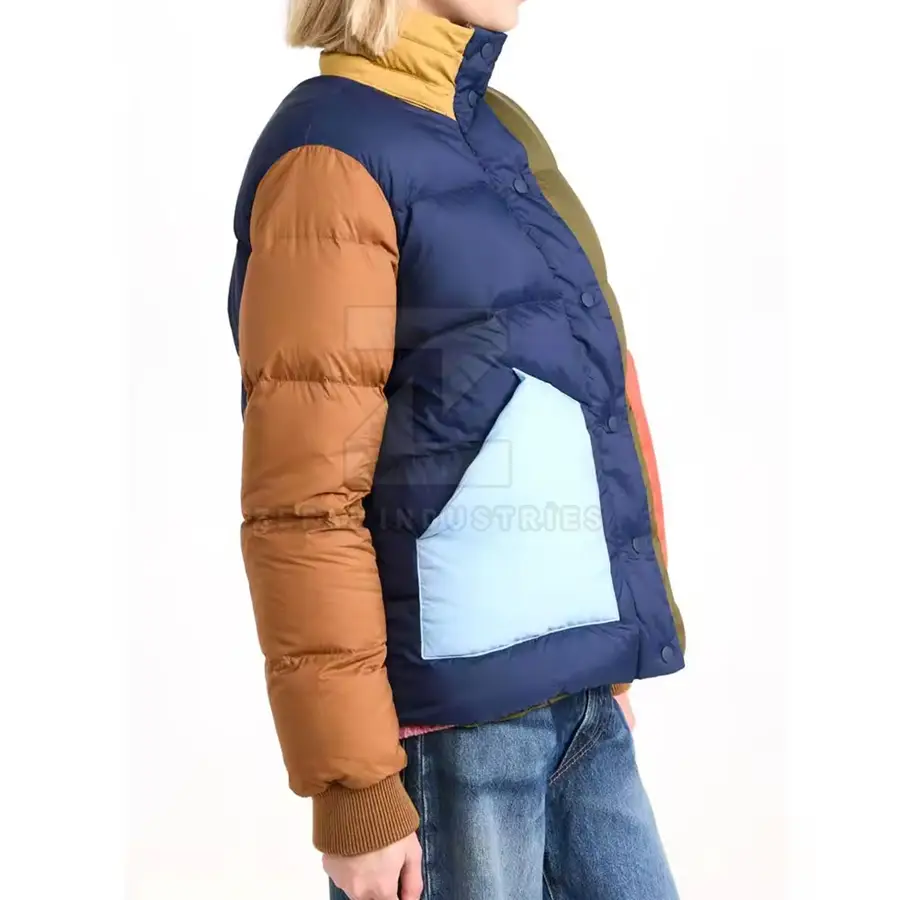 Soft Touch Breathable Windproof Eco-Friendly Winter Women Puffer Jacket Casual Street Look High Quality Nylon/Polyester — Zefal Industries product photograph 3 of 6