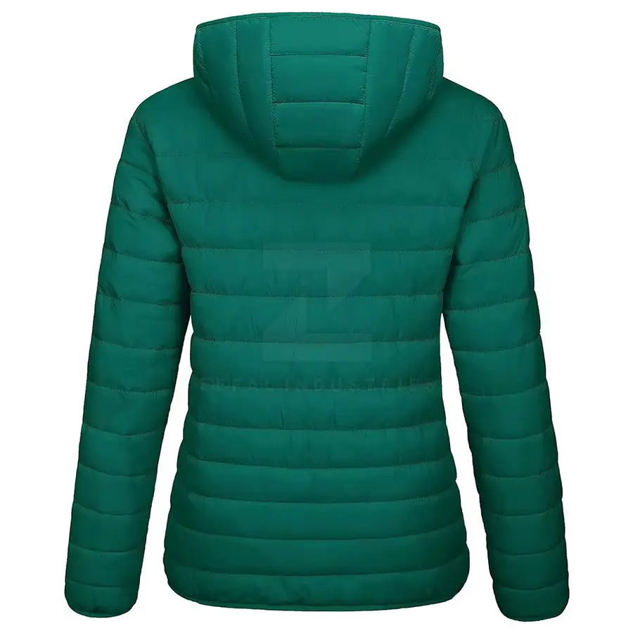 Modern Style Women Puffer Jacket Lightweight Breathable Eco-Friendly Windproof Polyester/Nylon Winter Jacket 2025 Made Pakistan — Zefal Industries product photograph 2 of 6