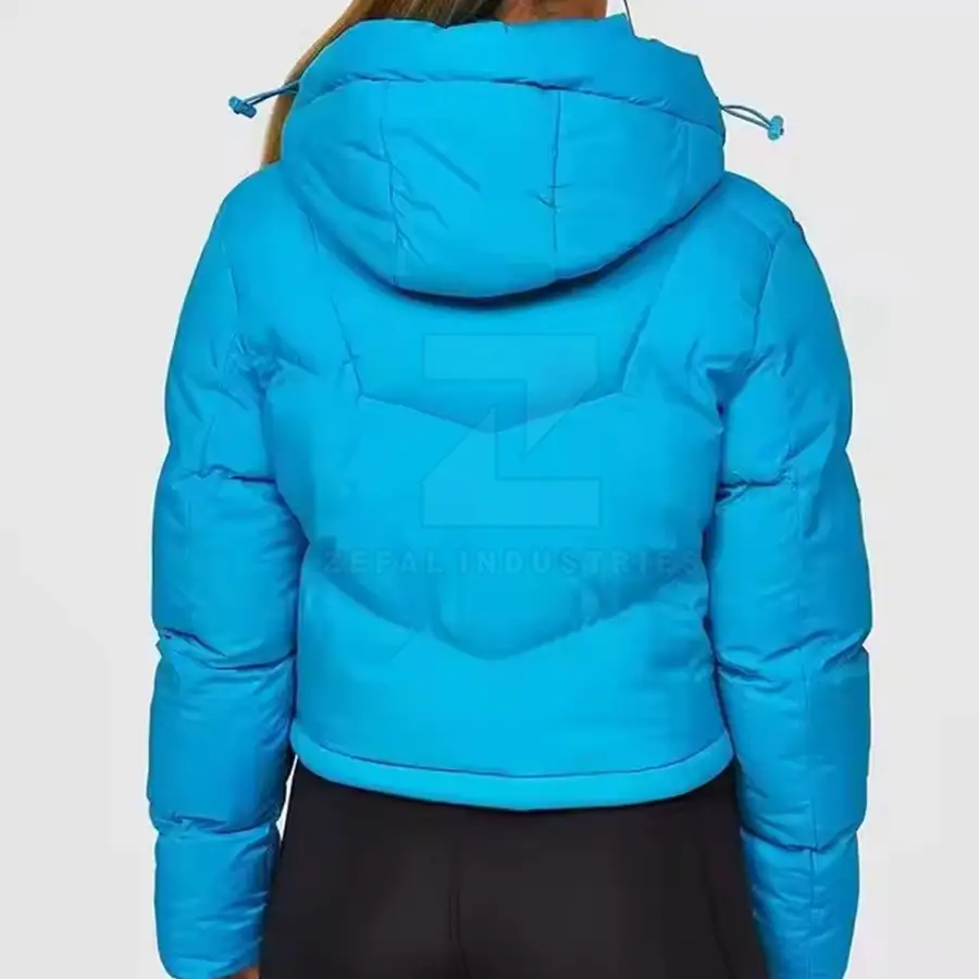 Water Resistant Breathable Eco-Friendly Windproof Winter Warm Women's Oversized Puffer Jacket Outdoor Coat Polyester/Nylon — Zefal Industries product photograph 2 of 6
