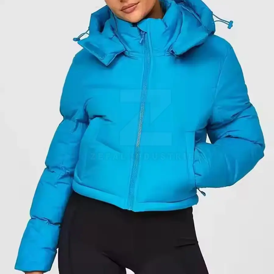 Water Resistant Breathable Eco-Friendly Windproof Winter Warm Women's Oversized Puffer Jacket Outdoor Coat Polyester/Nylon — Zefal Industries product photograph 4 of 6