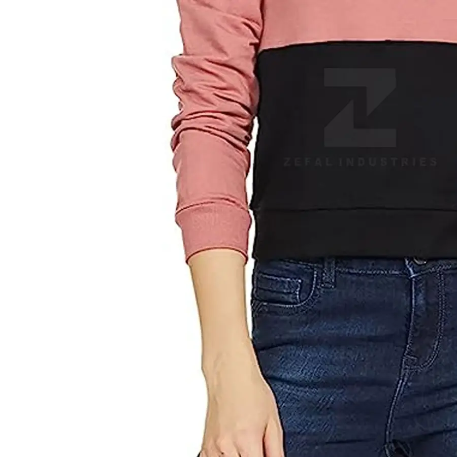 Durable 100% Cotton Casual Winter Women's Sweatshirts Breathable Custom Logo Front Design High Quality Customized Colors Full — Zefal Industries product photograph 6 of 6