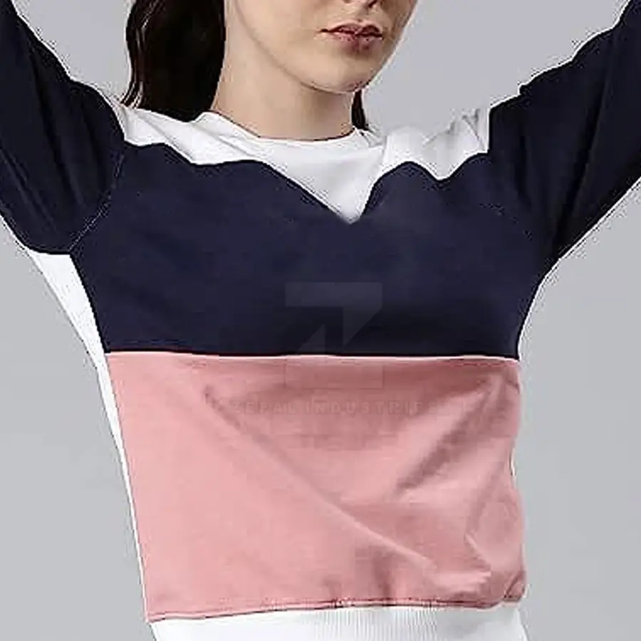 Custom Logo Front Print Winter Casual Women's Breathable 100% Cotton High Quality Sweatshirt Hot Selling — Zefal Industries product photograph 5 of 6