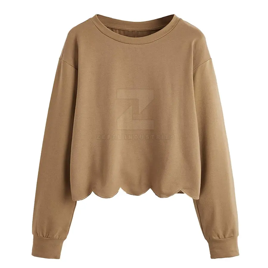 High Quality Women's Winter Sweatshirts 100% Cotton Front Logo Breathable Fashionable Oversized Casual Customized — Zefal Industries product photograph 1 of 6