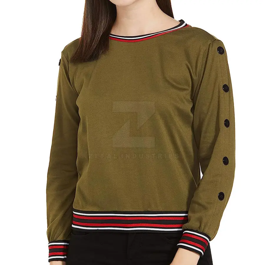 New Style Plus Size Winter Women's Sweatshirt 100% Cotton Customizable Color & Front Logo Breathable — Zefal Industries product photograph 1 of 6