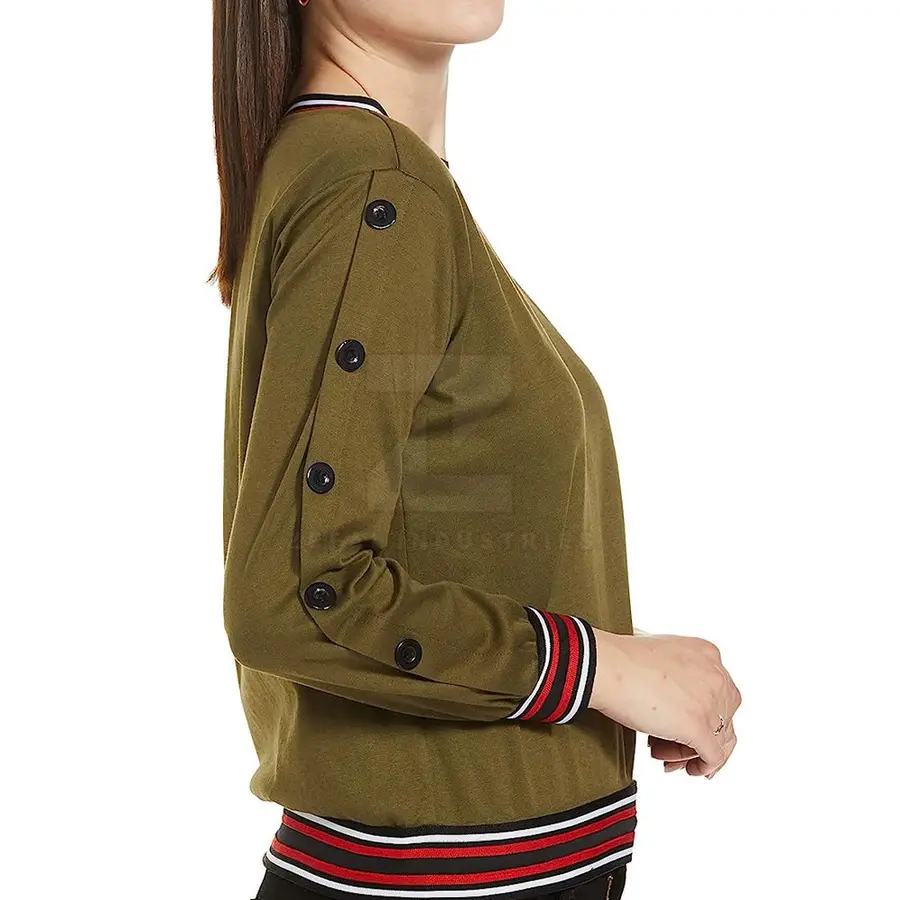 New Style Plus Size Winter Women's Sweatshirt 100% Cotton Customizable Color & Front Logo Breathable — Zefal Industries product photograph 3 of 6