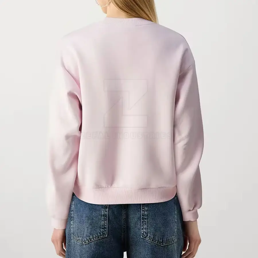 Regular Women Winter Sweatshirt Front Logo High Quality 100% Cotton Fabric Breathable Casual Fashion Wear — Zefal Industries product photograph 3 of 6