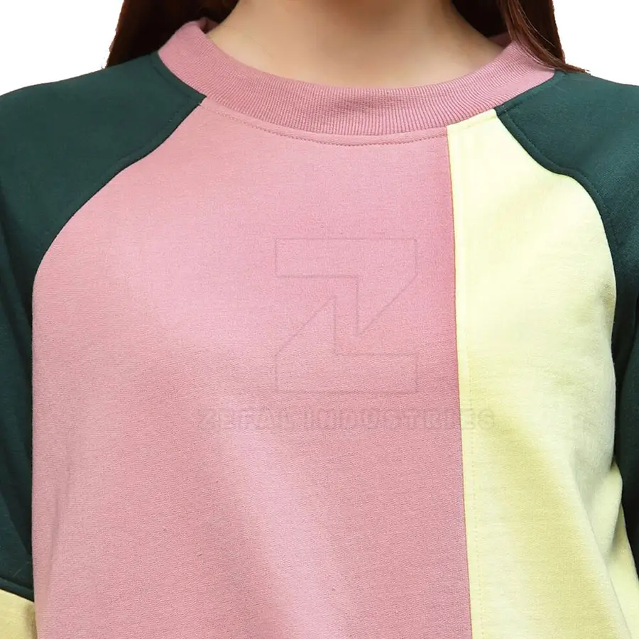 Unique Style Casual Winter Wear Warm Front Logo Women's Long Sleeve Pullover 100% Cotton Breathable High Quality Sweatshirts — Zefal Industries product photograph 6 of 6