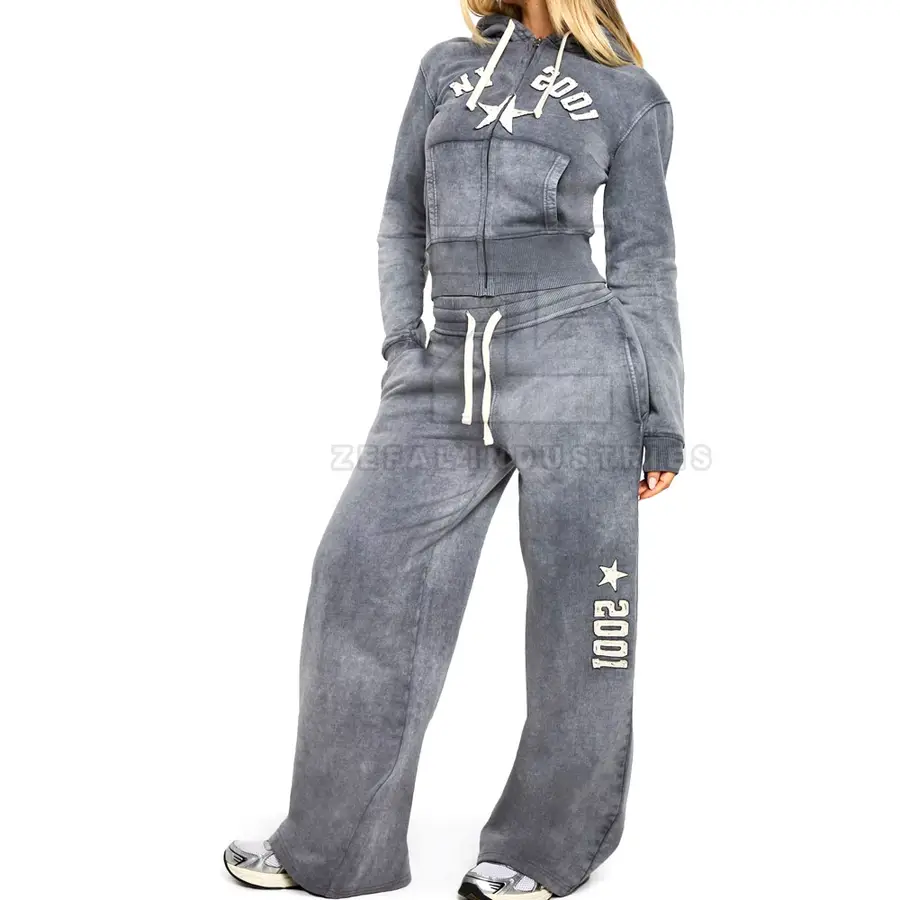Best Selling Winter Plus Size Hooded Women Tracksuits 100% Cotton Casual Wear High Quality — real Zefal Industries product photograph