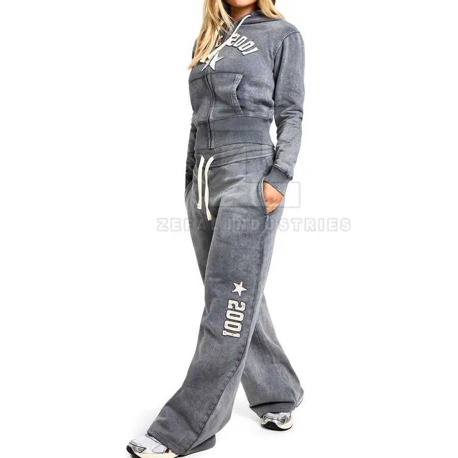 Best Selling Winter Plus Size Hooded Women Tracksuits 100% Cotton Casual Wear High Quality — Zefal Industries product photograph 3 of 6