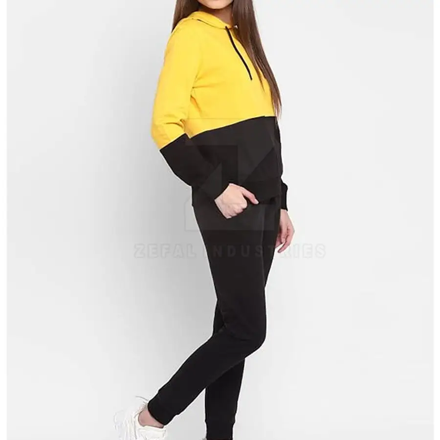 Online Sale Wholesale Women Winter Plus Size Hooded Tracksuits Premium Quality 100% Cotton Windproof Breathable New Design — Zefal Industries product photograph 2 of 6