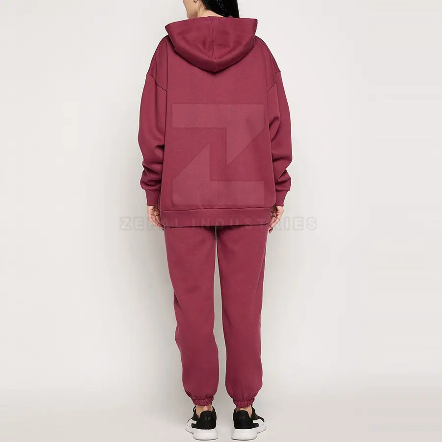 Pakistan Made Winter Hooded Eco-Friendly Women Tracksuit 100% Cotton High Performance Low MOQ Wholesale — Zefal Industries product photograph 3 of 6