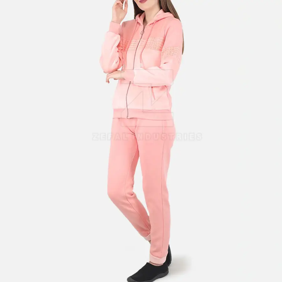 Hot Selling Winter Plus Size Hooded Tracksuits 100% Cotton Premium Fabric Customized Colors New Design Solid Color Bulk Quantity — Zefal Industries product photograph 2 of 6