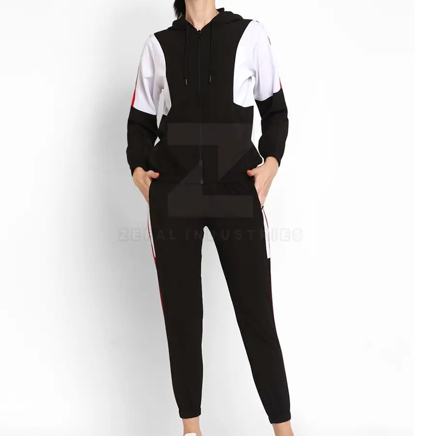 Customized Best Selling Winter Plus Size Hooded Women Tracksuits 100% Cotton Breathable Pakistan Made — Zefal Industries product photograph 4 of 6