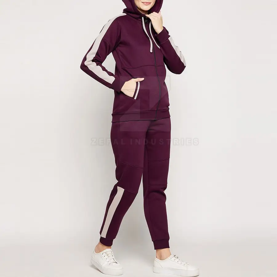 Best Quality Private Label Winter Plus Size Hooded Women Tracksuits Professional Custom Size — Zefal Industries product photograph 5 of 6