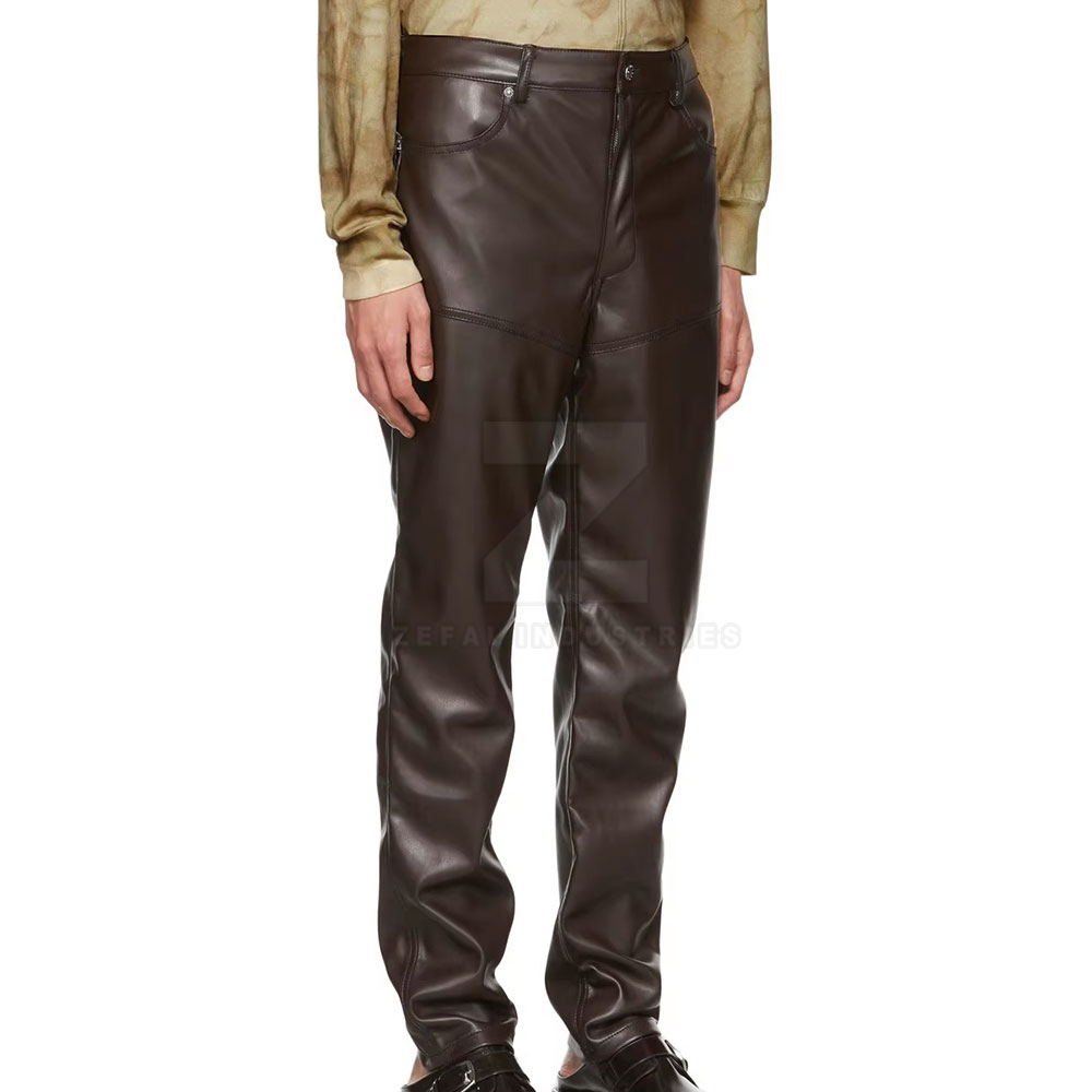 Biker Leather Pants — Zefal Industries product photograph 3 of 7