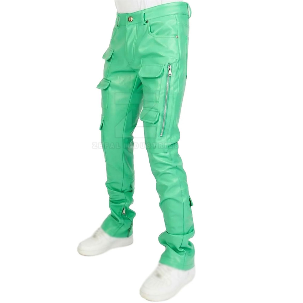 Casual Leather Pants — Zefal Industries product photograph 6 of 6