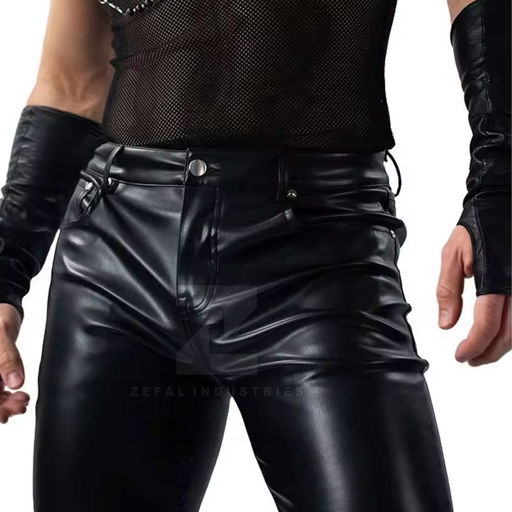 Men's Leather Pants — Zefal Industries product photograph 5 of 6